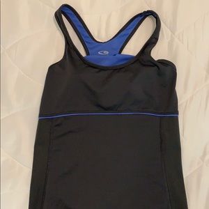 athletic tank top, size S - grey